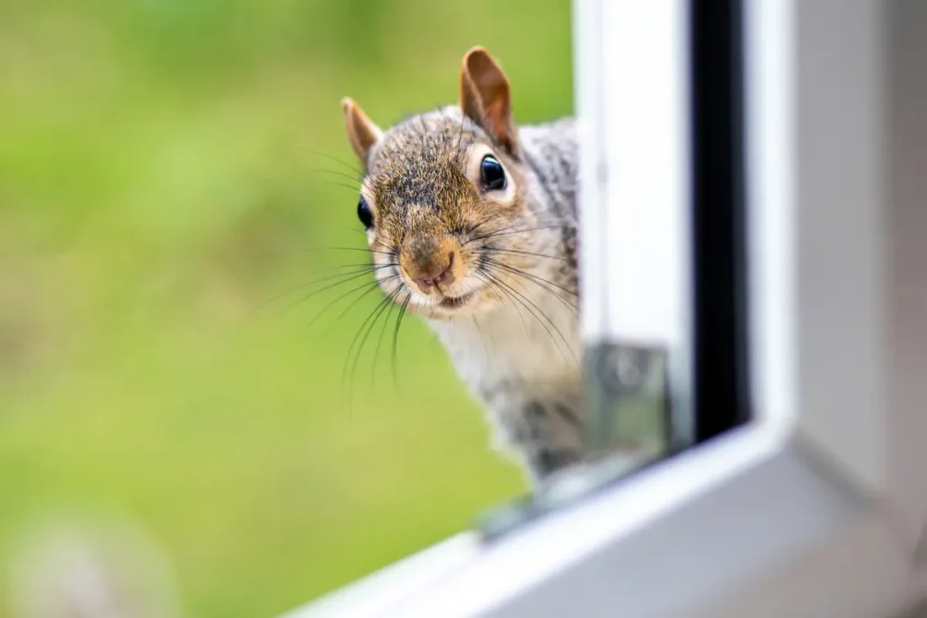 Squirrel Open A Window