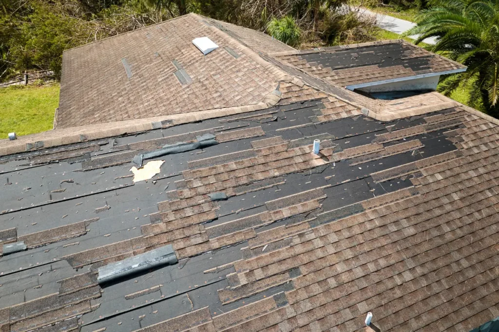 Damage Metal Roof