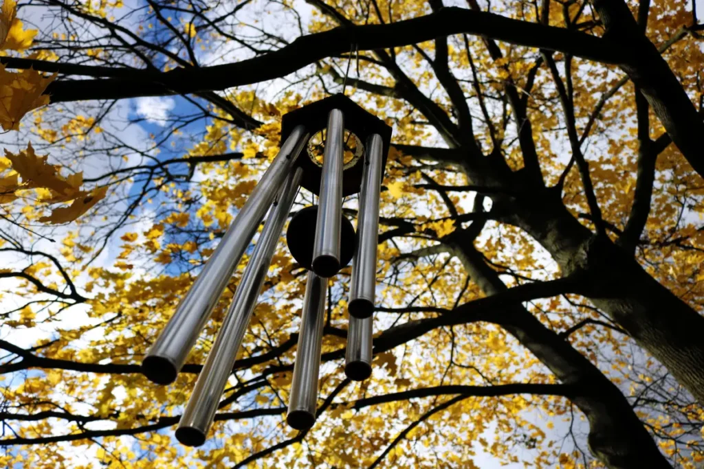 Wind Chimes On Trees