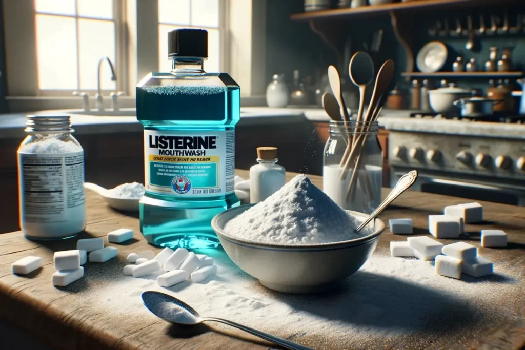 Listerine and Baking Soda Mix