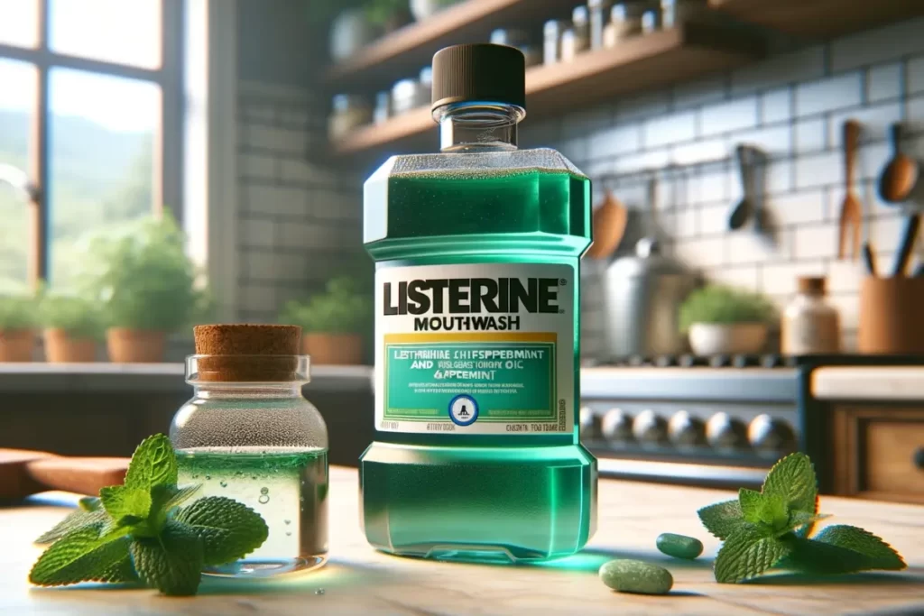 Listerine and Peppermint Oil Blend