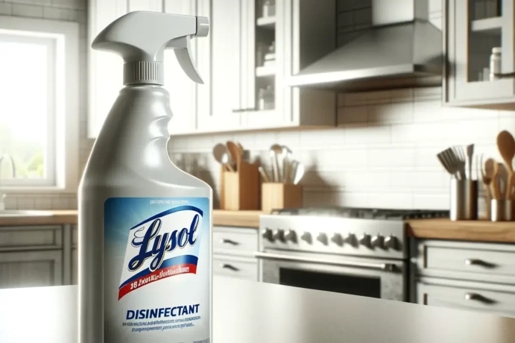 Lysol Works on Surfaces
